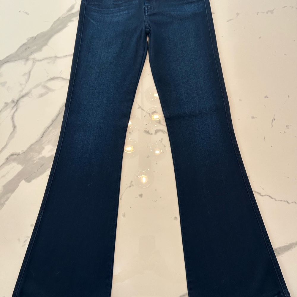 7 for All Mankind, Women's Dark Blue Flared Jeans, Sz 29